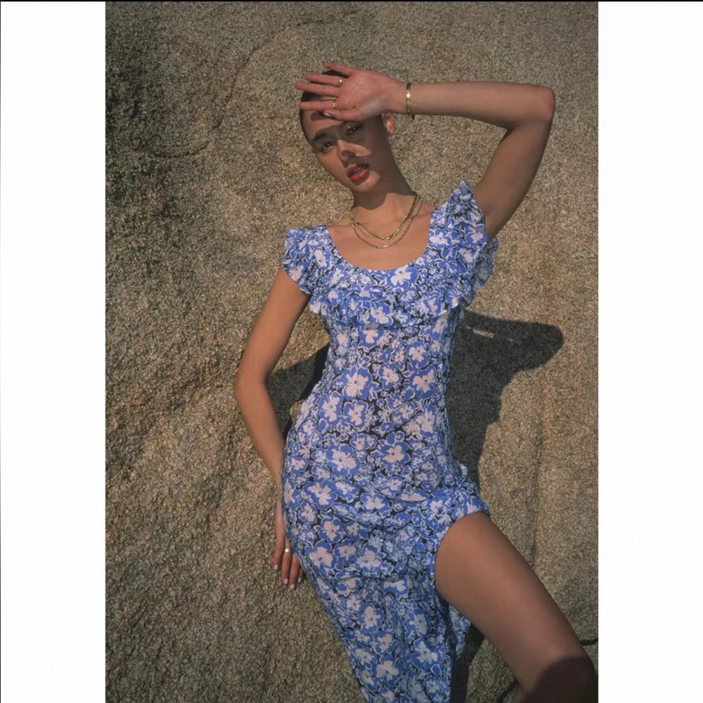 Réalisation Par, The Lou Dress in Dandelion.